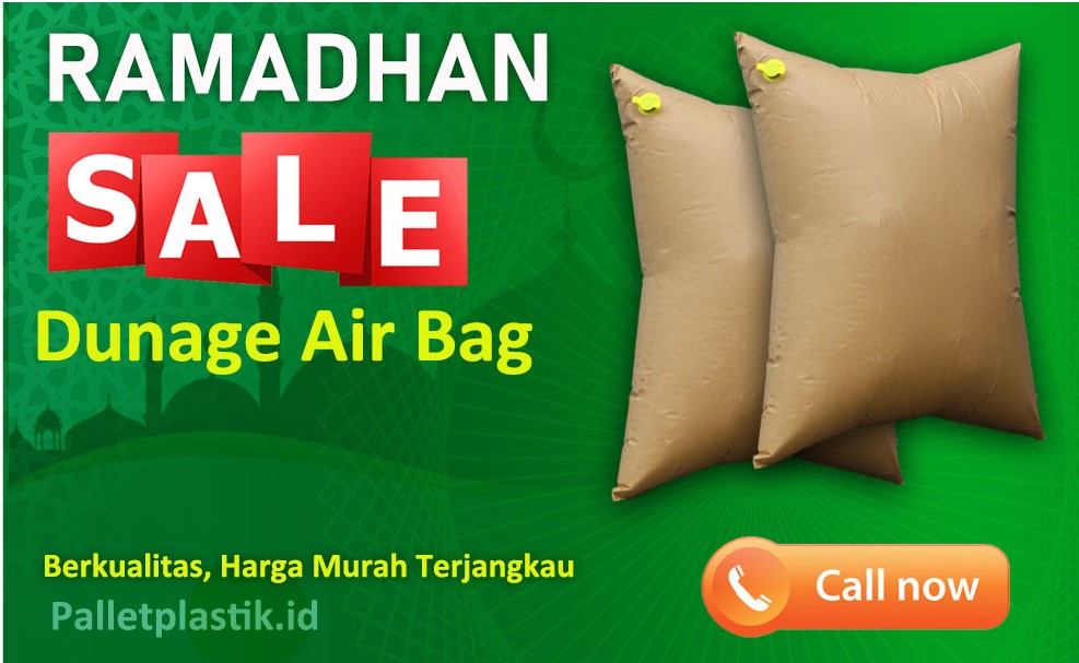 Ramadhan sale dunnage air bag dan pallet plastik