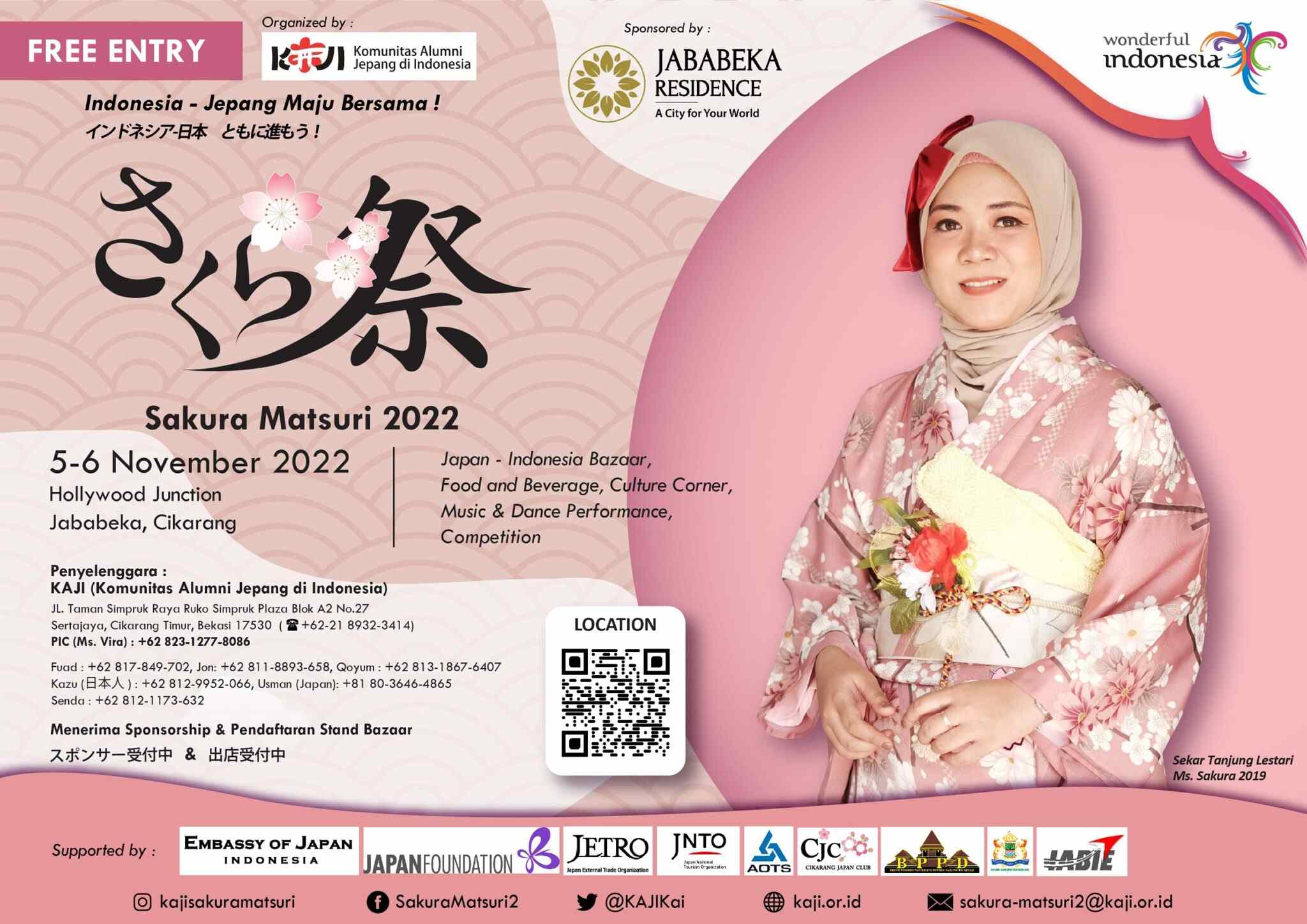Festival Sakura Matsuri 2022 di Cikarang Jawa Barat